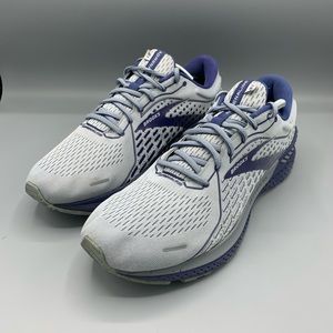 Brooks Adrenaline GTS 21 Mens 12 2E Wide Gray Athletic Running Shoes NO INSOLES